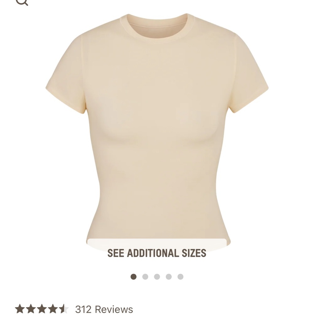 Skims Fits Everybody T Shirt Sand